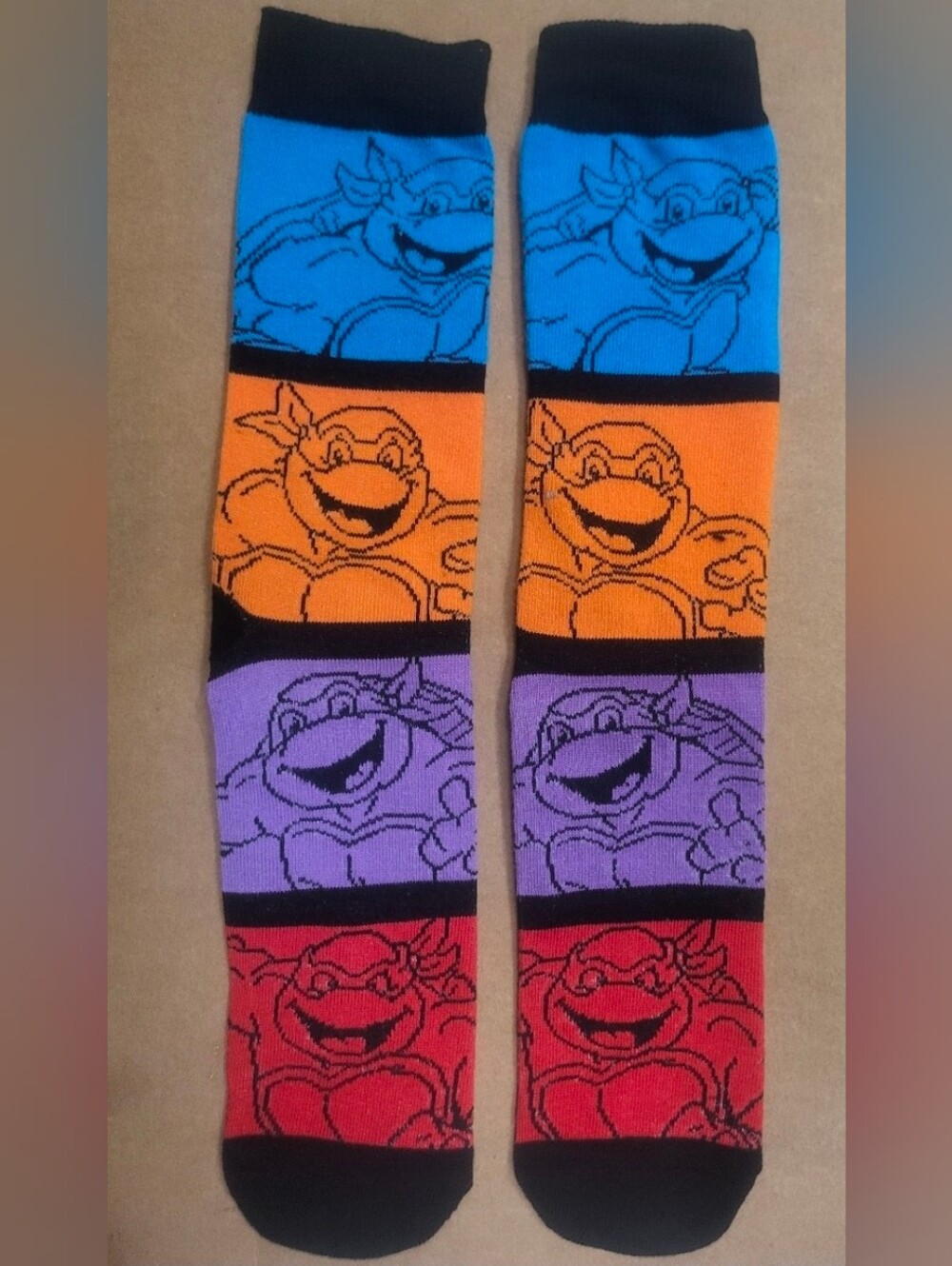 Teenage Mutant Ninja Turtles Viacom 2025 Socks  NWOT